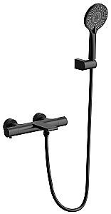 Смеситель для ванны Kaiser Serio 05322-9 черный матовый купить в интернет-магазине сантехники Sanbest