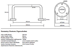 Поручень Bemeta Help program 301102122 купить в интернет-магазине сантехники Sanbest