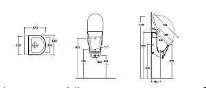 Писсуар настенный GLOBO Forty3 FO030.BI купить в интернет-магазине Sanbest