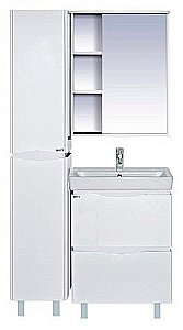 Тумба с раковиной напольная Misty Венера 60 белая для ванной в интернет-магазине Sanbest