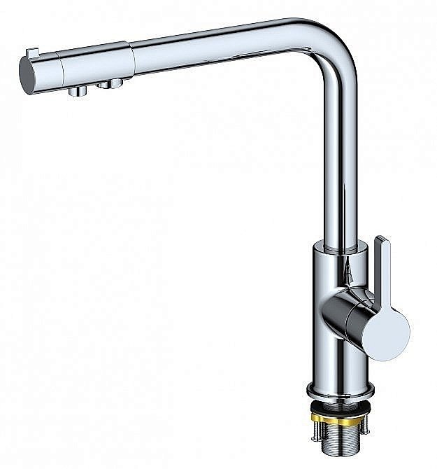 Смеситель для кухни Timo Hette 1026/00F хром купить в интернет-магазине сантехники Sanbest