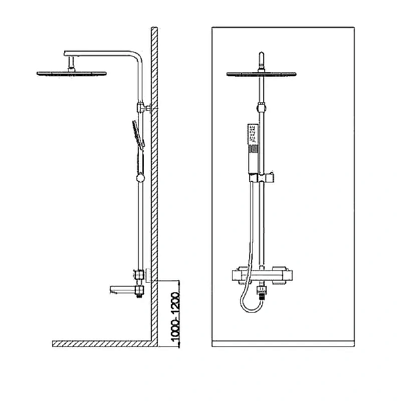 Душевая система WeltWasser WW TS 4244 купить в интернет-магазине сантехники Sanbest