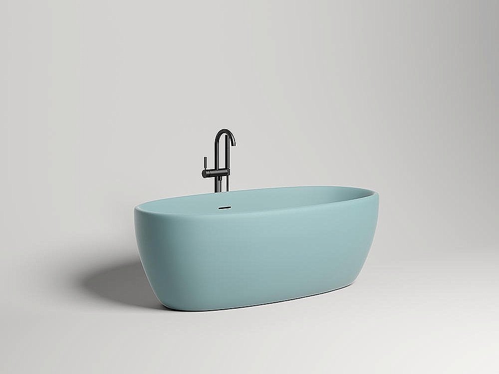 Ванна Salini LUCE Up&Down S-Stone Solix 169х87 100121MF RAL матовая купить в интернет-магазине Sanbest