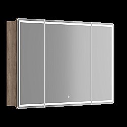 Зеркальный шкаф Sancos Mirror MI120EG дуб галифакс натуральный купить в интернет-магазине сантехники Sanbest