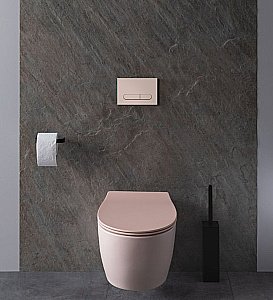 Унитаз Allen Brau Fantasy 4.11004.SM безободковый, розовый купить в интернет-магазине Sanbest