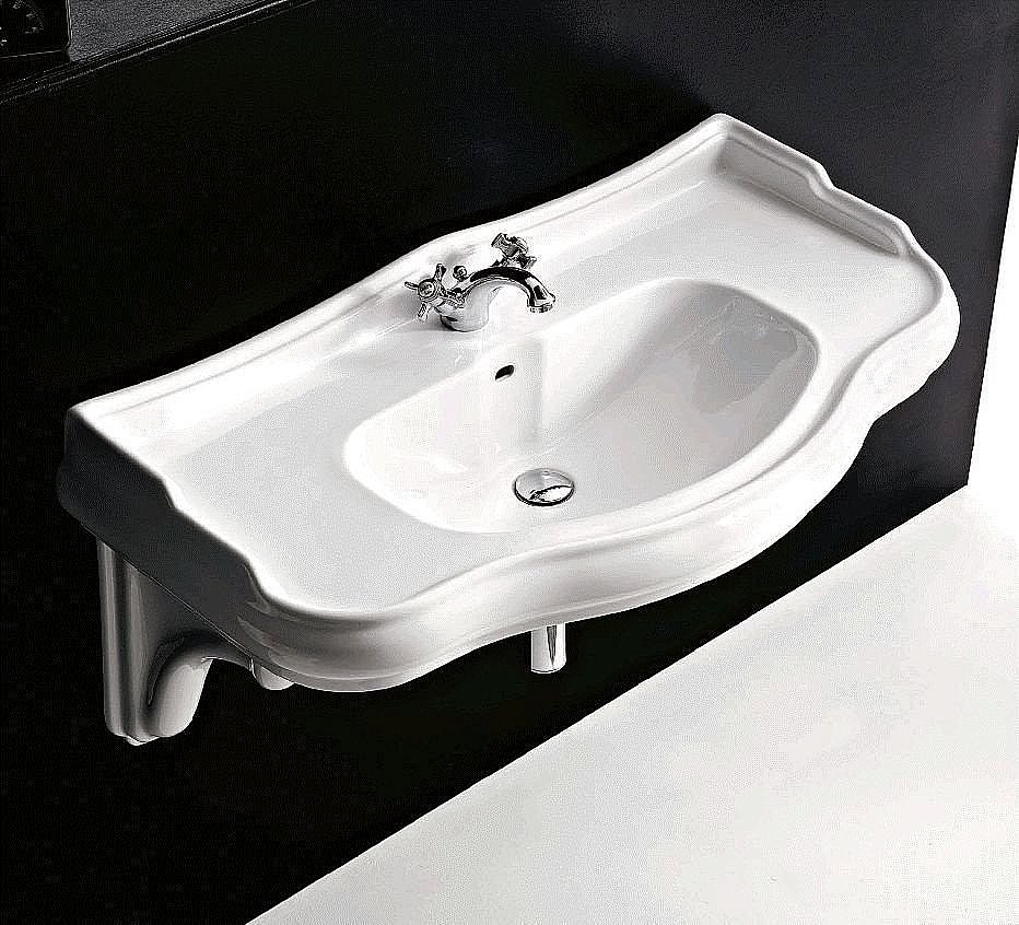 Раковина Kerasan Retro 100 105001*1 белая купить в интернет-магазине Sanbest