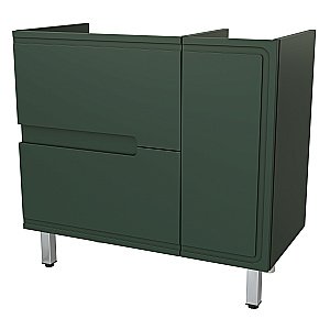 Тумба с раковиной Taliente Cevia 90 серо-зеленый матовый для ванной в интернет-магазине Sanbest