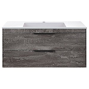 Тумба с раковиной Vincea Chiara 2D 1000 G.Stone для ванной в интернет-магазине Sanbest