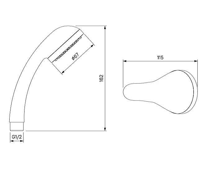 Смеситель для ванны Milardo Duplex DUPSBL2M10 хром купить в интернет-магазине сантехники Sanbest