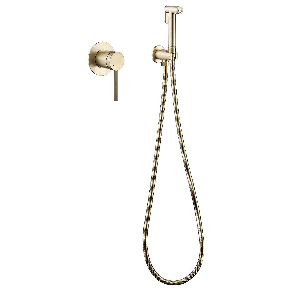 Гигиенический душ Abber EMOTION AF8825G золото матовое купить в интернет-магазине сантехники Sanbest