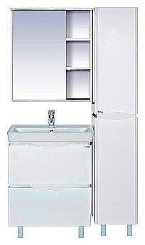 Зеркальный шкаф Misty Венера 70 белый купить в интернет-магазине сантехники Sanbest