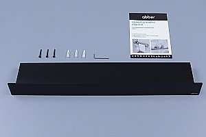 Полка ABBER Nischen AN3010MB черная матовая купить в интернет-магазине сантехники Sanbest