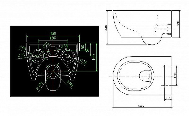 Унитаз SSWW CT2039V-B белый безободковый, с крышкой микролифт, функцией биде купить в интернет-магазине Sanbest