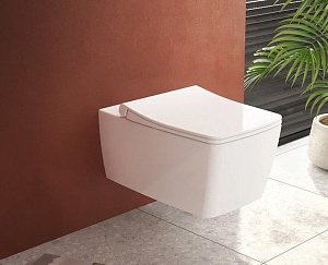 Унитаз Vitra METROPOLE 7672B003-0075 безободковый, белый купить в интернет-магазине Sanbest