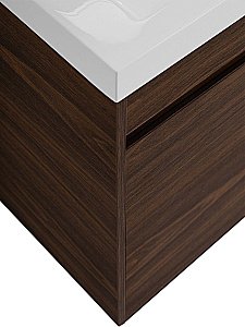 Тумба с раковиной Art&Max Family-M-500-1D-SO-BO/AM-LAV-500-MR-Mini Дуб бурбон для ванной в интернет-магазине Sanbest