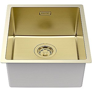 Кухонная мойка Paulmark Yuni 39 YU39-LG светлое золото купить в интернет-магазине сантехники Sanbest