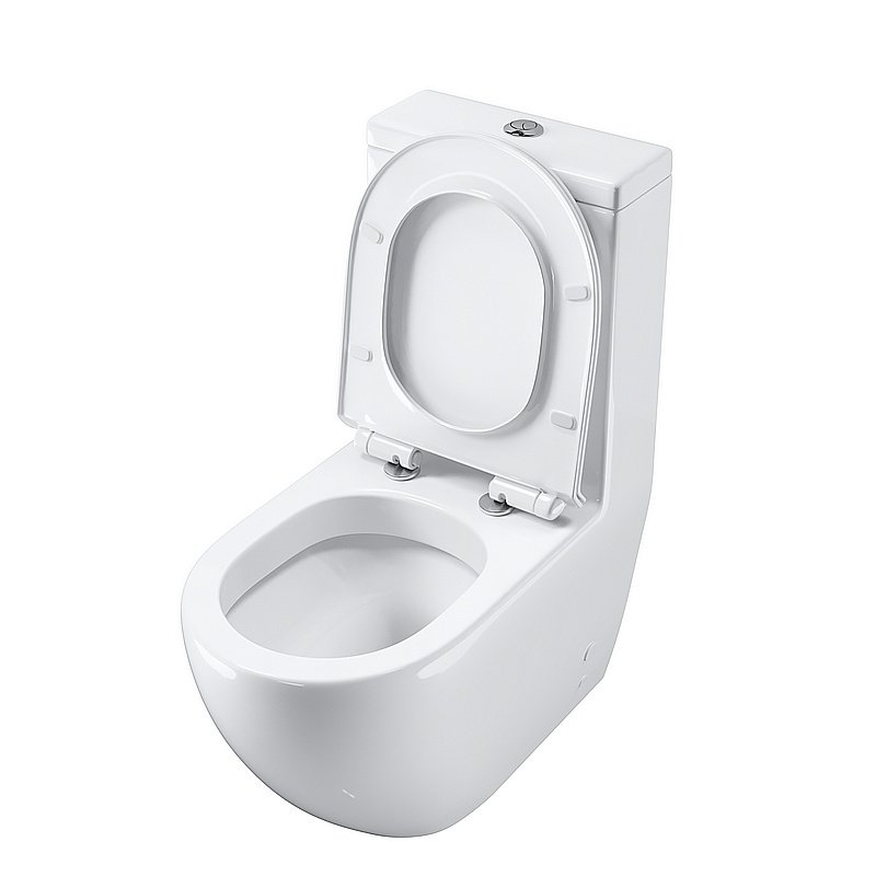 Унитаз Grossman Style GR-4496S с крышкой микролифт, белый купить в интернет-магазине Sanbest