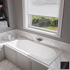 Ванна из искусственного камня Veconi Stampo Slim STMSLIM17070BM 170х70 черная матовая купить в интернет-магазине Sanbest