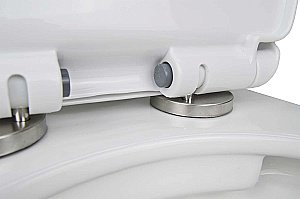 Унитаз подвесной Loranto Fredo 4551+CS-WH8005 с инсталляцией, безободковый, с сиденьем микролифт, белый купить в интернет-магазине Sanbest