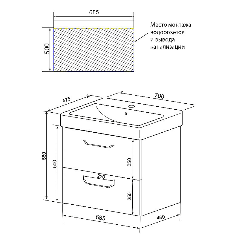 Инсталляция для унитаза Azario AZ-8010-1000 купить в интернет-магазине сантехники Sanbest