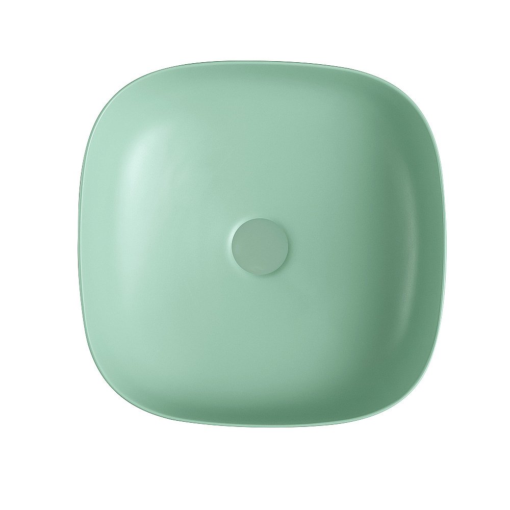 Раковина Abber Rechteck 42 AC2217MBG зеленая матовая купить в интернет-магазине Sanbest