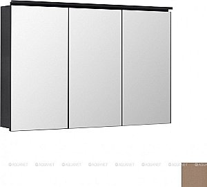 Зеркальный шкаф De Aqua Алюминиум 261769 120 медь купить в интернет-магазине сантехники Sanbest