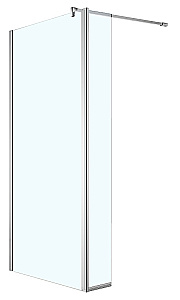 Душевое ограждение Azario CHICAGO Walk-in 110 AZ-NAR6321 стекло прозрачное/профиль серебро купить в интернет-магазине Sanbest