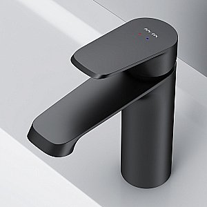 Смеситель для раковины AM.PM Func F8F02122 черный матовый купить в интернет-магазине сантехники Sanbest