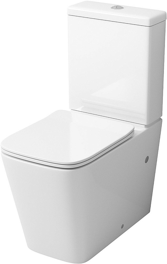 Унитаз напольный Grossman GR-4445 безободковый, с бачком, с крышкой микролифт купить в интернет-магазине Sanbest