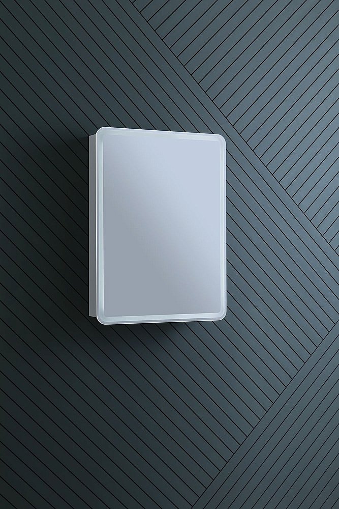 Зеркальный шкаф Aquanet Оптима 311860 60 купить в интернет-магазине сантехники Sanbest