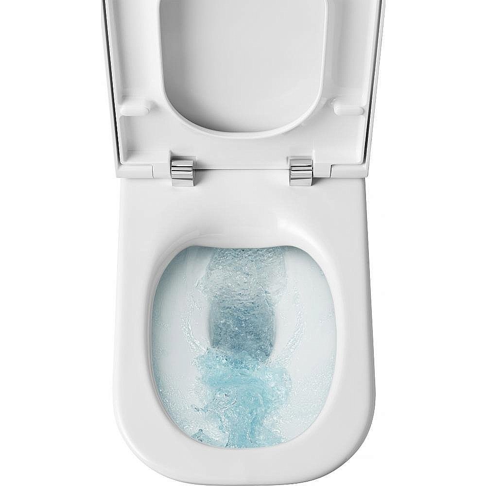 Унитаз напольный Roca The Gap 34273700H безободковый, с бачком купить в интернет-магазине Sanbest