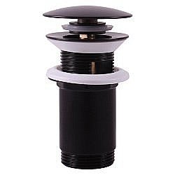 Донный клапан для раковины Rav-Slezak MD0484CMAT черный матовый купить в интернет-магазине сантехники Sanbest