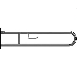 Поручень Bemeta Help 301102271 хром купить в интернет-магазине сантехники Sanbest