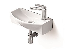 Раковина накладная SantiLine SL-2013L левая купить в интернет-магазине сантехники Sanbest