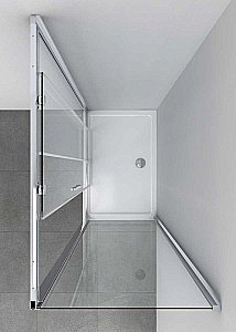 Душевой уголок Vincea Soft VSR-3SO9016CL 160х90 стекло прозрачное/профиль хром купить в интернет-магазине Sanbest