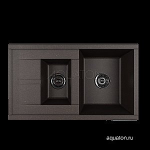 Мойка для кухни Акватон Делия 87 1A716232DE280 коричневый купить в интернет-магазине сантехники Sanbest