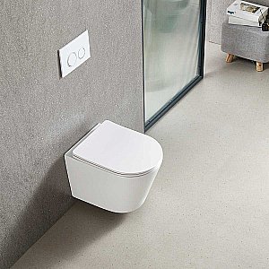 Унитаз Vincea Piatti VT1-11T безободковый, смыв торнадо, с крышкой микролифт, белый купить в интернет-магазине Sanbest