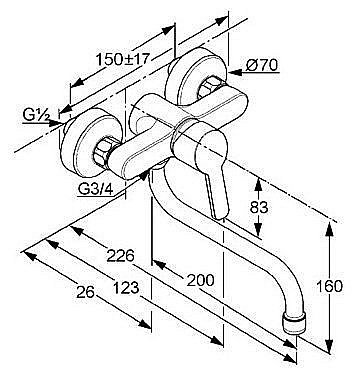 Смеситель для кухни Kludi Logo Neo 379240575 купить в интернет-магазине сантехники Sanbest