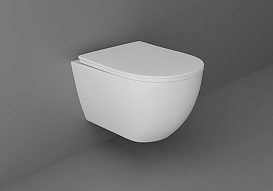 Унитаз подвесной Aquatek Европа AQ1900-00 белый, с крышкой микролифт, безободковый купить в интернет-магазине Sanbest