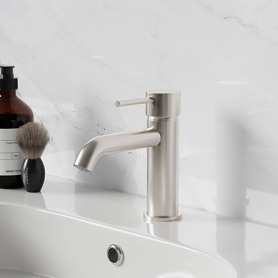 Смеситель для раковины Paini Cox 78PW205O никель брашированный купить в интернет-магазине сантехники Sanbest