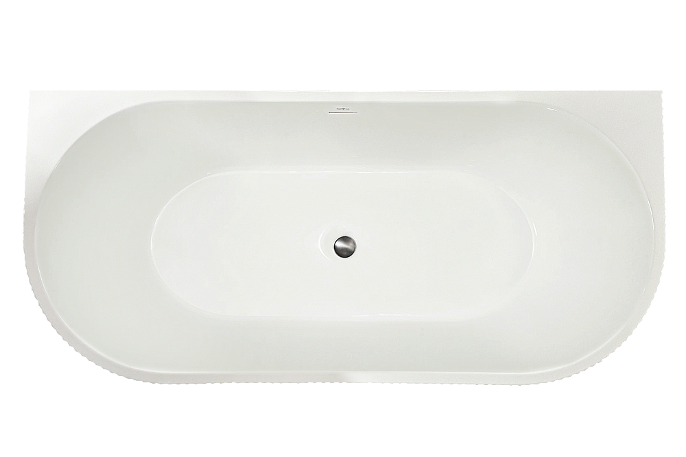 Акриловая ванна Royal Bath NERO RB611900GR 150х75 белый купить в интернет-магазине Sanbest