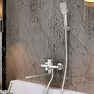 Смеситель для ванны Elghansa Heffen 5352520 хром купить в интернет-магазине сантехники Sanbest