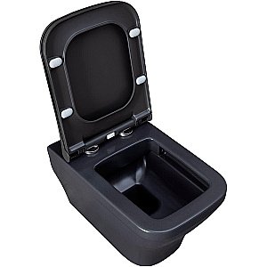 Унитаз подвесной Allen Brau Infinity 2 4.21011.AN антрацит матовый, безободковый купить в интернет-магазине Sanbest