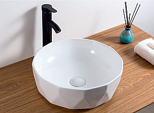 Раковина накладная Belbagno 41 BB1409 белая купить в интернет-магазине Sanbest