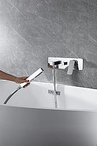 Смеситель для ванны Allen Brau Infinity 5.21007-00 хром купить в интернет-магазине сантехники Sanbest