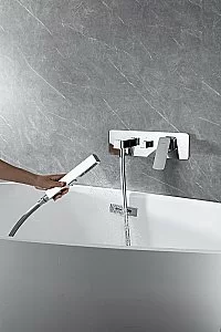 Смеситель для ванны Allen Brau Infinity 5.21007-00 хром купить в интернет-магазине сантехники Sanbest