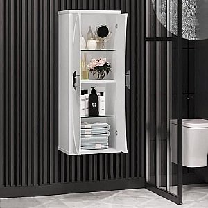 Пенал подвесной Опадирис Ибица 45 белый/хром для ванной в интернет-магазине сантехники Sanbest