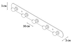 Крючок FIXSEN EQUIPMENT FX-1415 купить в интернет-магазине сантехники Sanbest
