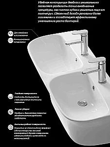Раковина CeramaLux A1009 белая купить в интернет-магазине Sanbest