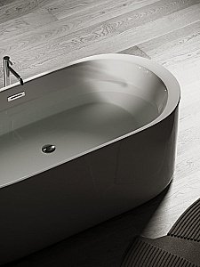 Акриловая ванна Sancos Fiori 170х80 FB04 белая купить в интернет-магазине Sanbest